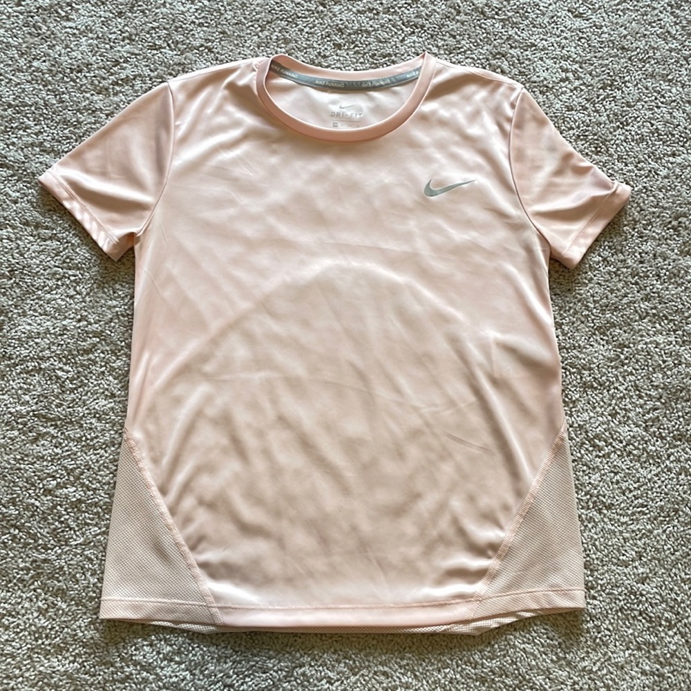 Nike DRI-FIT Mesh Running T-Shirt - Size XS